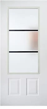 Jacksonville Decorative Doorglass - Pure