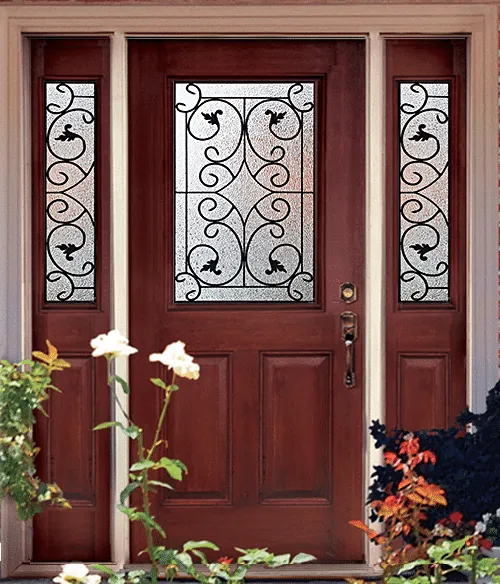 North Florida Door Glass Wisteria