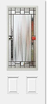 Jacksonville doorglass - portrait design