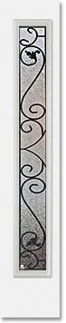 Door Glass Sidelight - Wisteria 2
