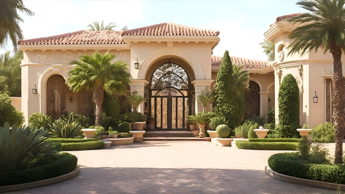 Custom glass entry door on a home in St Augustine, FL, for Jacksonville Doors & Windows