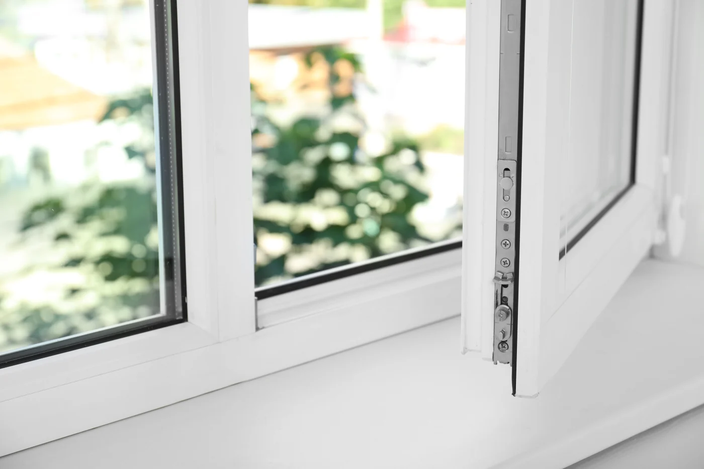 Quality Replacement Windows In Neptune Beach FL | Jacksonville Doors & Windows Closeup on modern hinged windows open