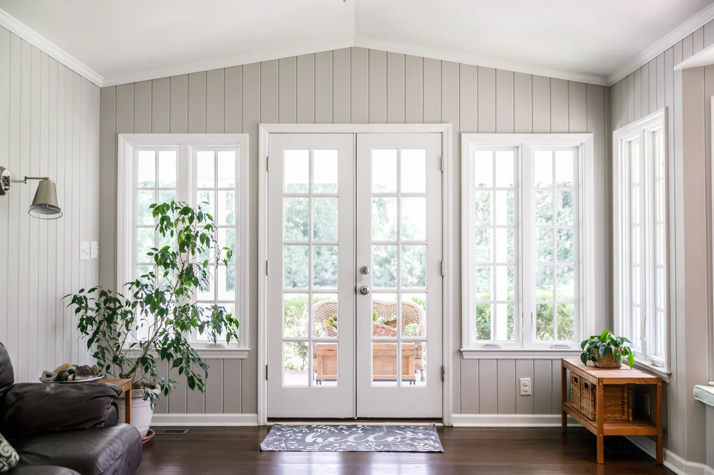 Sunroom Replacement Jacksonville Beach Windows And Doors New windows and doors in white room