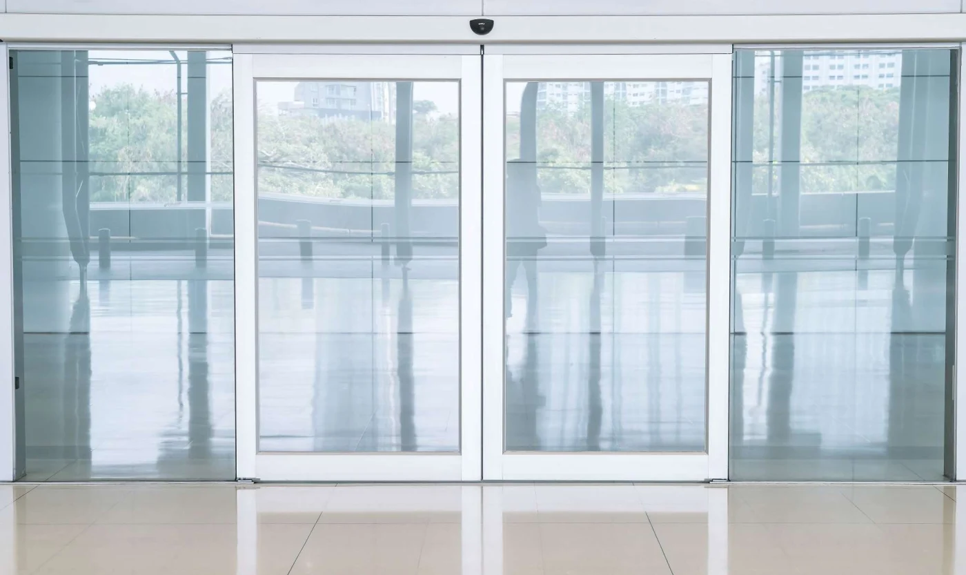 New energy-efficient windows are showcased on the front of a modern home.